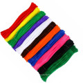 Wholesale DIY Education toy 9mm*30cm colorful pipe cleaner craft chenille stem for children